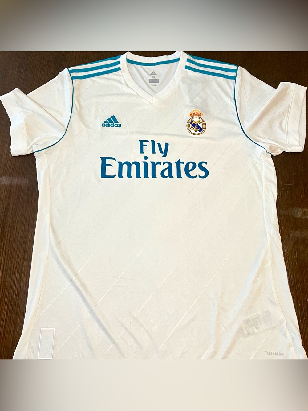 NWT Adidas Real Madrid 2017-18 Home Jersey XL Authentic Climacool